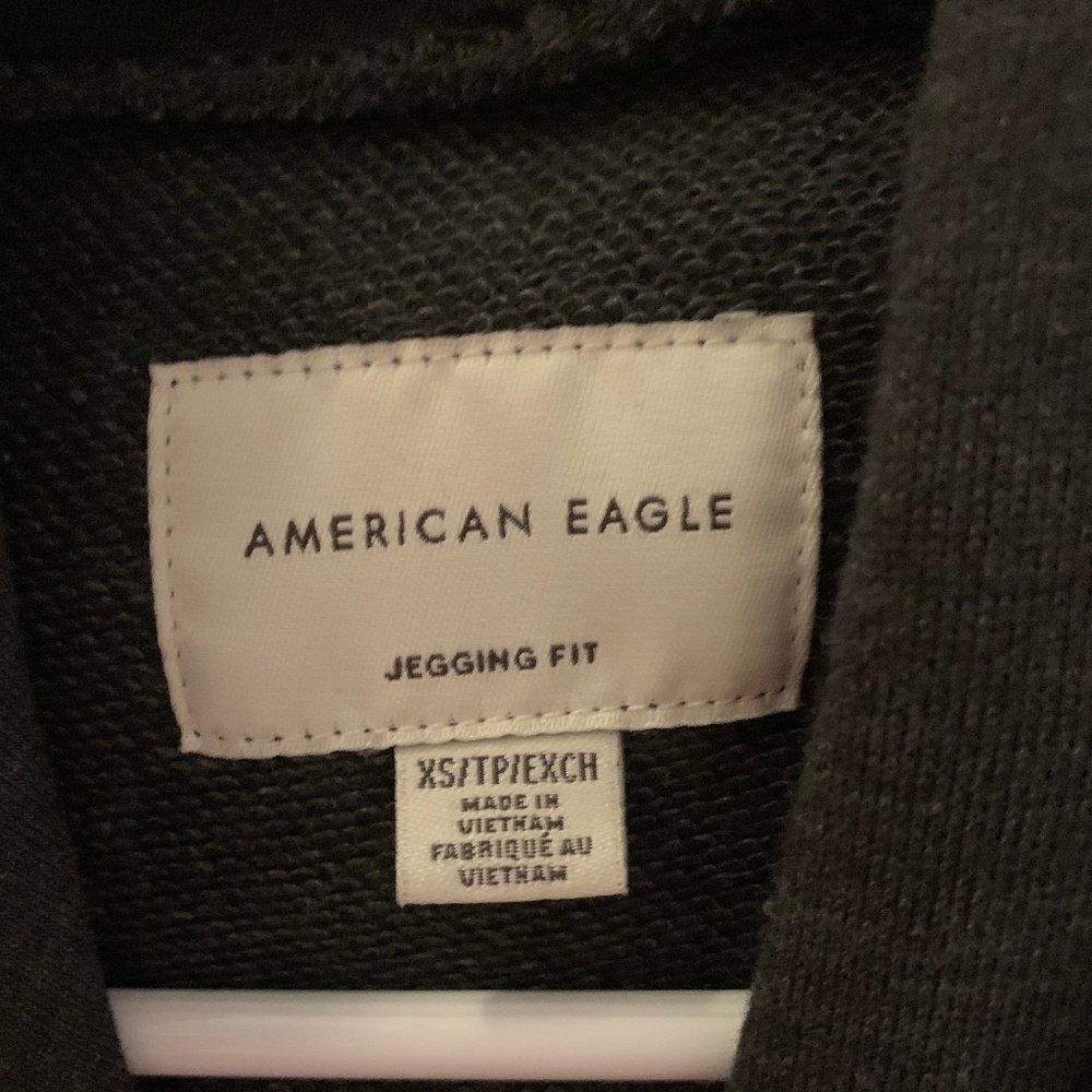 American Eagle Oversized Grey Hoodie